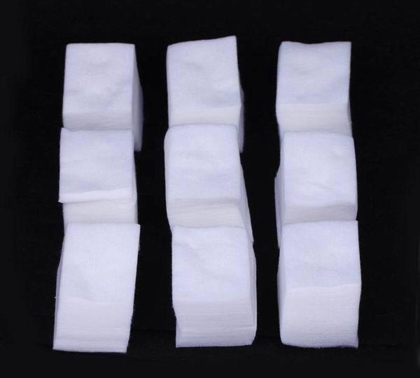 Wholesale-900pcs Nail Art Tips Manicure Polish Remover Clean Wipes Cotton Lint Pads Paper HYF