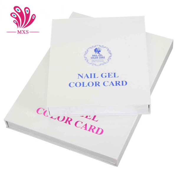 120 Colors/216 Colors Nail Art Salon Display Color Cards Paint Fingernail Gel Polish Box Show Chart Blank Platter Book Tools