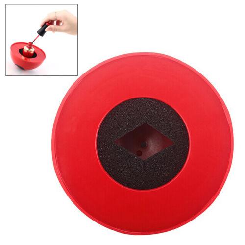 New 5PCS Red Color Nail Polish Holder Tumbler Steady Stand Nail Art Tool Material ABS free shipping