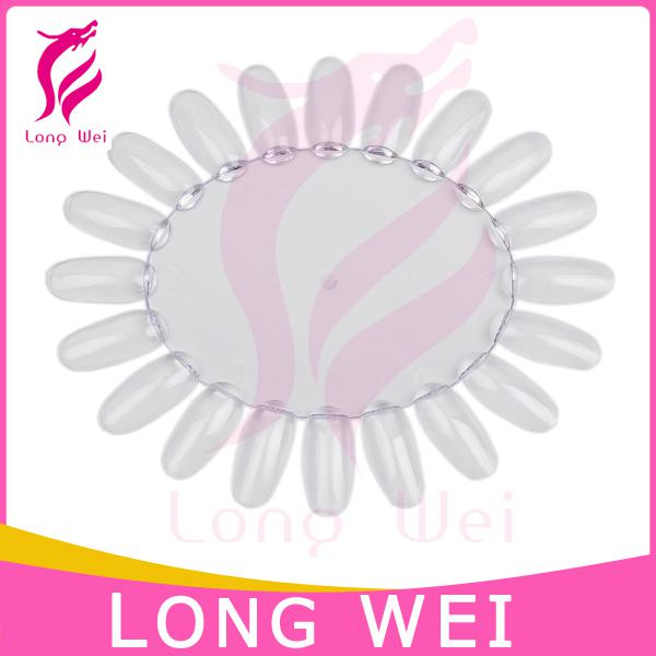 Wholesale-MN-Free Shipping Wholesales10PCS transparent tips nail art display wheel Nail Polish Color Chart Display