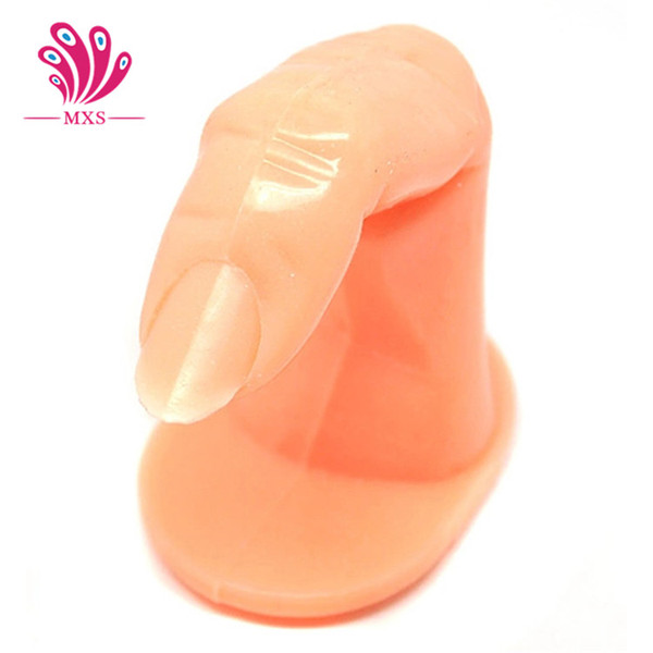 Wholesale Nail Art Practice Finger for Nail Practice Nail Care Tool Artificial Finger Model Free Shipping