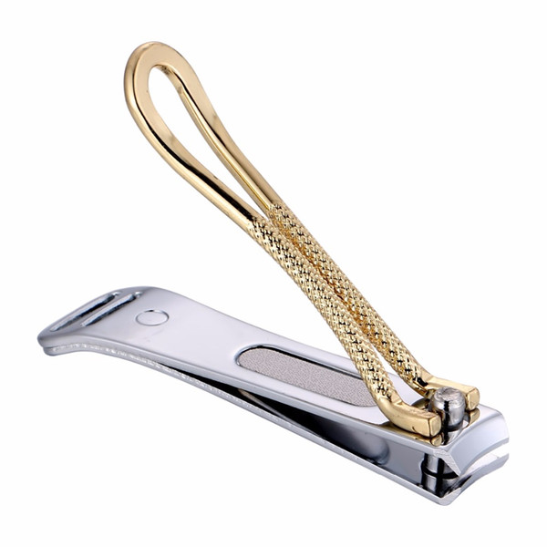 Quality Stainless Steel Nail Clipper Gold Net Grip Manicure Finger Nail Cutters Toenail Scissors Trimmer