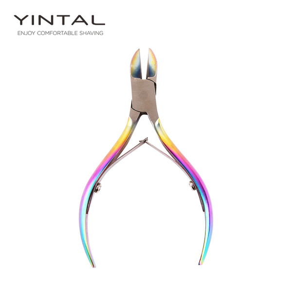 Professional Fingernail Toenail Cuticle Nipper Trimming Stainless Steel Nail Clipper Cutter Cuticle Scissor Colorful