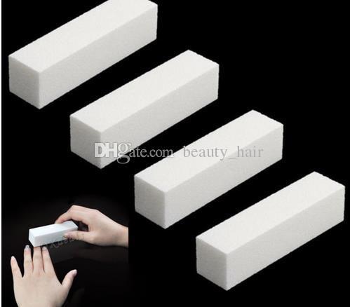 4 Pcs/Lot Nail Art Buffer File Block Pedicure Manicure Buffing Sanding Polish White Makeup Beauty Tools