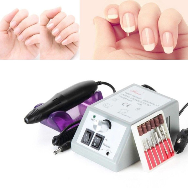 Electric Nail Polisher File Drill Manicure Pedicure Machine Kit 20000 RPM For Gel Polish