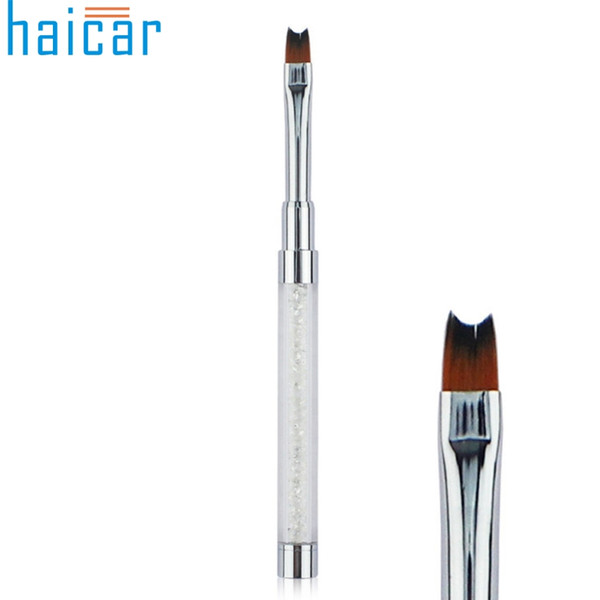 Wholesale- Best Deal Haicar Fashion Nail Tools UV Gel Nail Painting Drawing French Tips Manicure Pen Brush Design Brush Gift 1PC