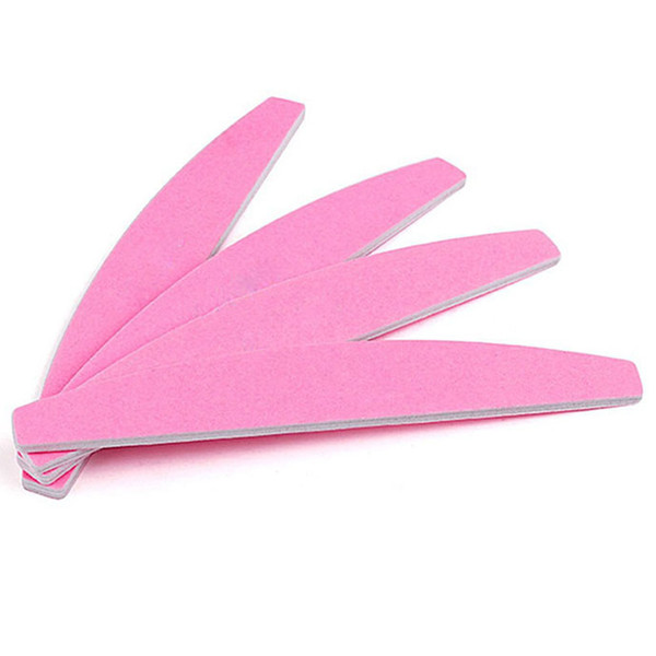 Wholesale- High Quality 5pcs/set Pink Nail Art Sanding Files Buffer Pedicure Manicure Care Buffer Nail Salon Art Tips Professional Tools