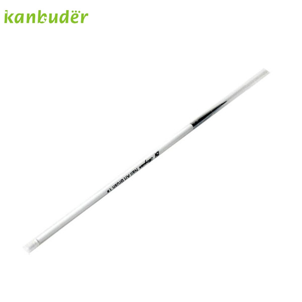 Wholesale- KANBUDER FeatheringWomen 1pc White Small Engraving Nail ASable Nail Art Painting Brushes Manicure Tools AP20