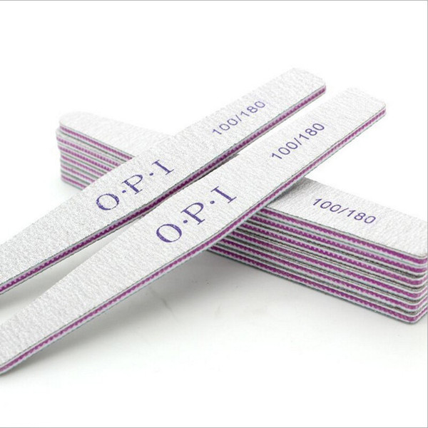 Nail File 100/180 Sanding Buffer Block Pedicure Manicure Buffing Polish Beauty Tools Professional Nail Files Grey Boat