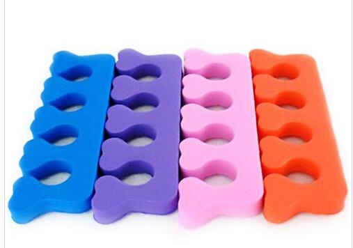 Wholesale price-Finger Toe Soft Separator Nail Art Pedicure Tools