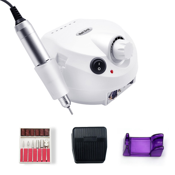 Portable Electric Grinder Electric Nail Art Drill Machine Digital 35000rpm Manicure and Pedicure Drill & Accessory