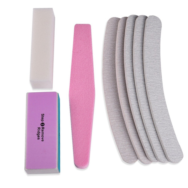 Tools Buffers Biutee 8PCS Nail Art Sanding Files Buffer Block Manicure Pedicure Tools Nail File Sand Set