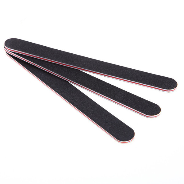 2000pcs Nail file Sanding Buffer Black Double Sided Sandpaper Nail Art Manicure Manicure UV Gel Polisher Manicure Pedicure Nail Tools