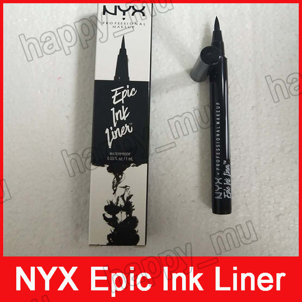 NYX Epic Ink Liner nyx Black Eyeliner Pencil Headed Makeup Liquid Black Color Eye Liner Waterproof Cosmetics Long Lasting 3001298