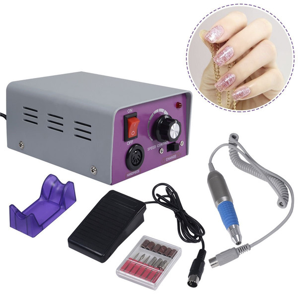 Factory Price!!! Cheap Nail Drill Complete Electric Nail Drill Kit Set Art File Bit Acrylic Manicure Drill 30000RPM DHL