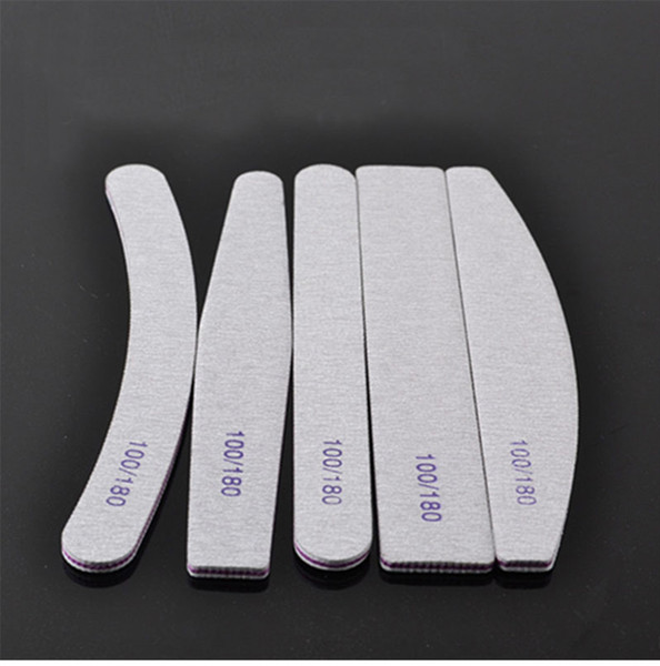 5 styles Professional Nail Styling Tools Sponge Diamond Rubbing Polished Surface Sand Nail File Polished Bar Nail Rubbing Strip