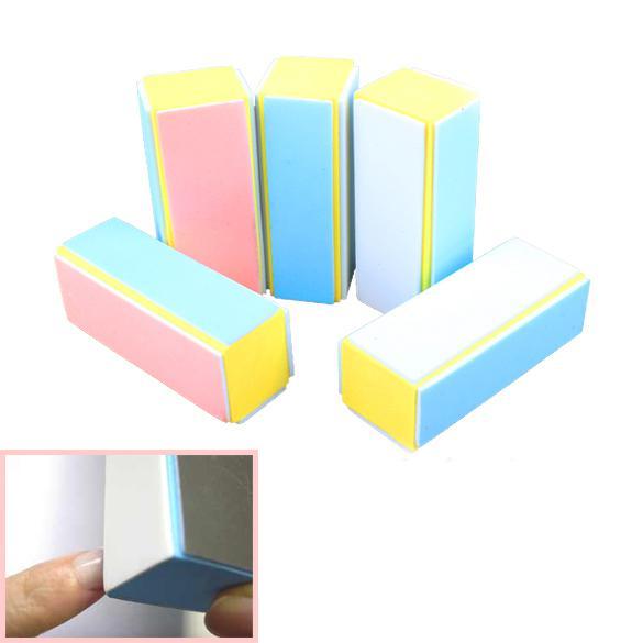 5 x Nail Art Tips Buffer Buffing Sanding Block Files Acrylic Manicure Tools Kits ES88