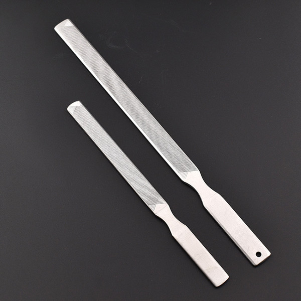 2019 free shipping 300pcs 3cm 18cm stainless steel thickening grinding professional nail tool nail file special