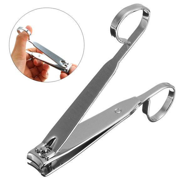 Carbon Steel Nail Clipper Cutter Cleaner Fingernail Toenail Portable Manicure Pedicure Tools