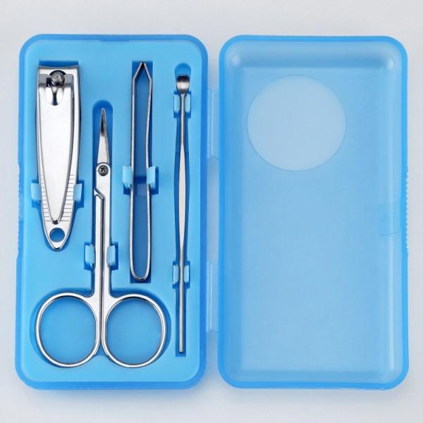 4Pcs/set Nail Care Tools Sets Kits Nails Clipper Kit Manicure Set Clippers Trimmers Pedicure Scissor Random Color