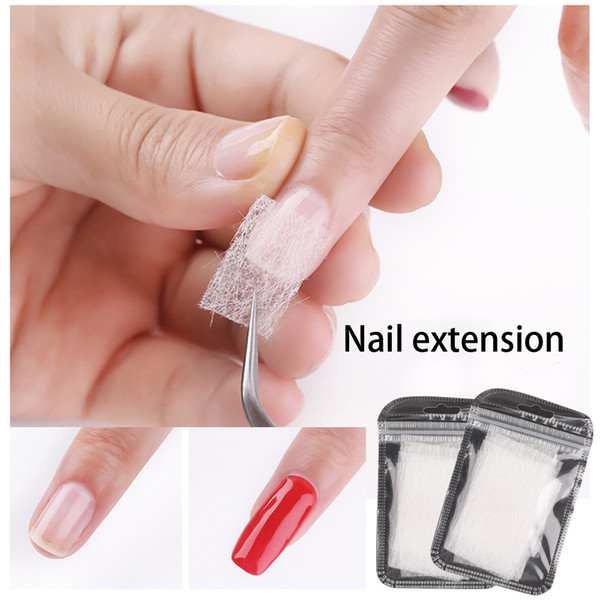 Nail Forms Fiberglass Nails Art Nail Fiber Extension Piece Fake Nail Glass Fiber Silk Paper-free Health And Environmental 20 Pieces Of