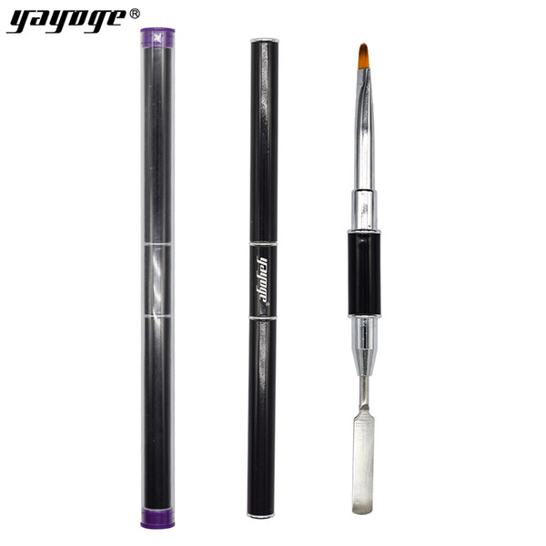 Yayoge Poly Gel Brush Shape Tool Double-ended Shape For Brush and Gel Picking P26 / P27 Brush and Pen