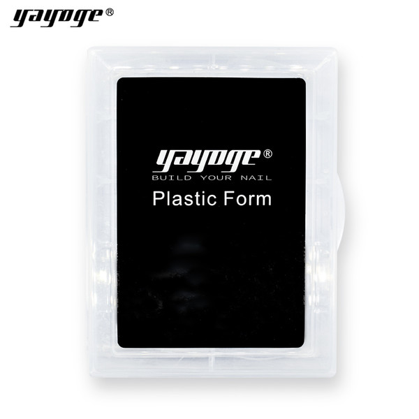 Yayoge Transparent false nail Set 100Pcs Nail Tips For UV LED Poly Gel Nail Gel Builder DIY Tools