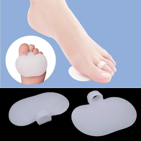 2Pcs Claw Hammer Toe Gel Pads Separators Straighteners Metatarsal Shoes Foot Pad