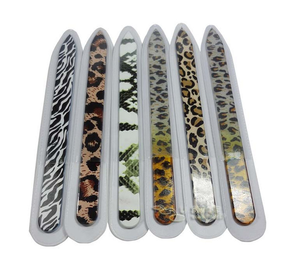 Glass Nail File - Leopard Print Design 14CM/5.5