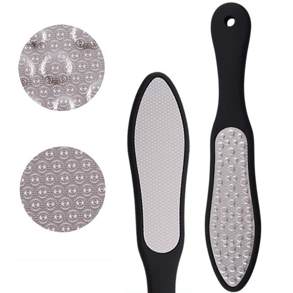 Black Double Side Foot Rasp File Hard Dead Skin Callus Remover Pedicure Feet Files Tools