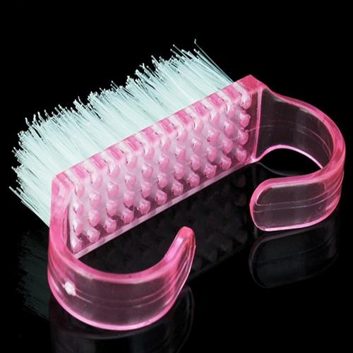 Hot sale 6.5*3.5 cm Pink Nail Art Dust Brush Tools Dust Clean Manicure Pedicure Tool Nail Accessories