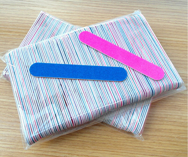 Professional Nail Files/Sandpaper Buffers Slim Crescent Grit 180/240 tools disposable cuticle remover callus polish pack