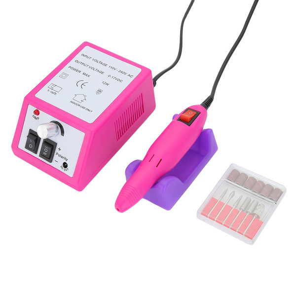 Electric Nail Drill Manicure Tool Set Nail Art File Drill Kit for Acrylic Gel Nail Professional 20000RPM Pedicure Set