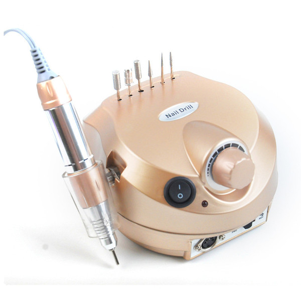 New 35000RPM Pro Electric Nail Art Drill Machine Manicure Pedicure Sander For Manicure Milling Cutter Set nail drill bits