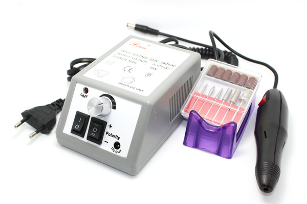 2015 new Nail Art Equipment Professional Nail Tools Manicure Polishing Machine Nail Drill File Acrylics Kit Gift