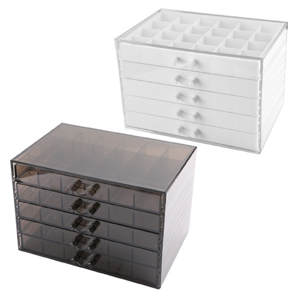 120 Grids Nail Art Decoration Storage Box Container Organize Storage Holder Plastic Drawer Boxes