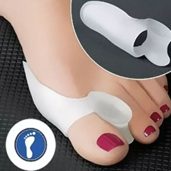 Silicone Gel Bunion Splint Big Toe Separator Overlapping Spreader Protection Corrector Hallux Valgus Foot mate Massager 2pcs/Pair