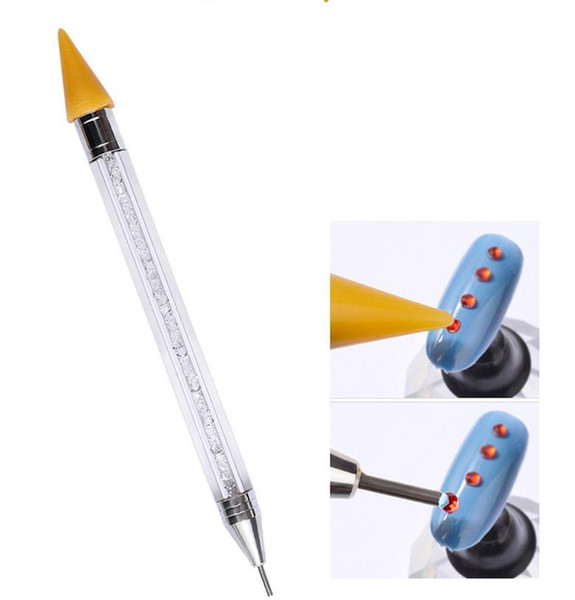 Diamond Embroidery Double Head Point drill pen Dot Painting Point Pen Acrylic Nail Art Manicure Polish Tool DIY Kit Set Deco c811