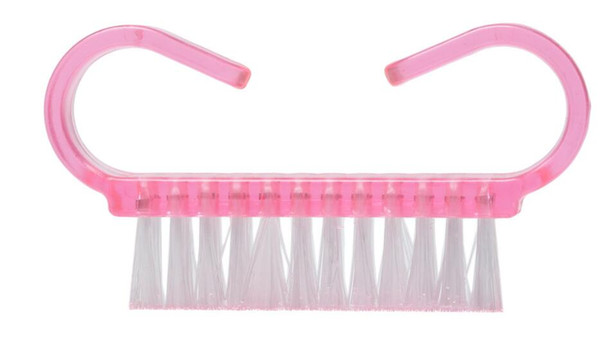 Hot sale 6.5*3.5 cm Pink Nail Art Dust Brush Tools Dust Clean Manicure Pedicure Tool Nail Accessories