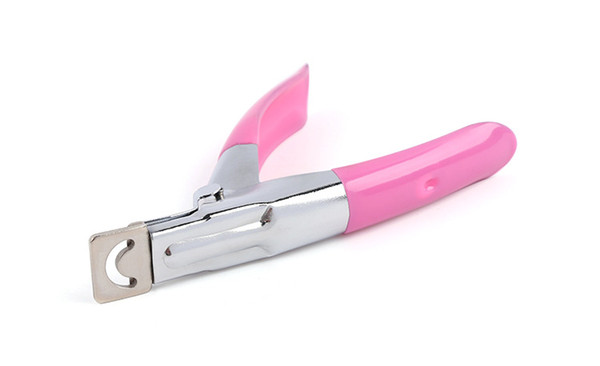 3-Way Acrylic UV Gel False Nail Tip Clipper Cutter Edge Cutter Tips Pink FEDEX Free Shipping