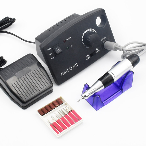 30000RPM Pro Electric Nail Drill Machine Electric Manicure Machine Drills Accessory Pedicure Kit Nail Drill File Bit Nail Tools