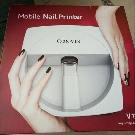 O2NAILS Automatic nail painting machine V11 Multifunction Mobile Wifi Easy All-Intelligent 3D Nail Printer Video To Teach