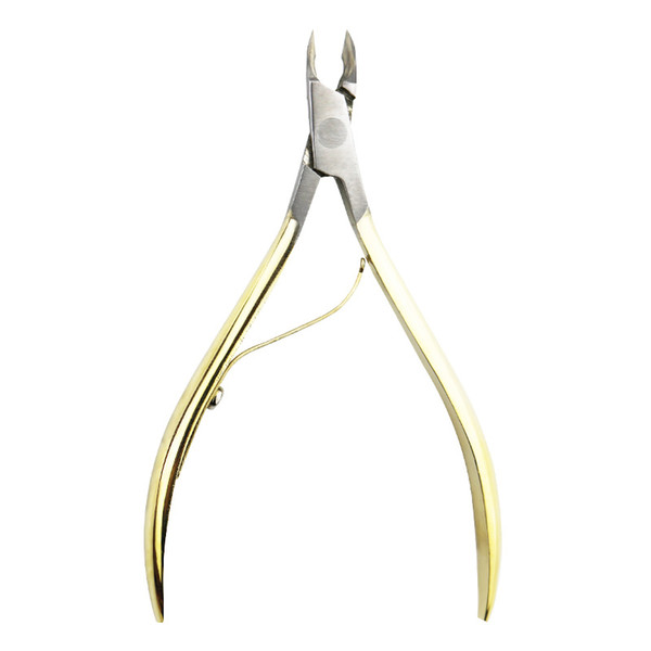 Professional Grade Cuticle Nipper/Cutter/Clipper (Full Jaw, 4-Inch) Stainless Steel with Double Springs - Durable Manicure/Pedicure and Nail