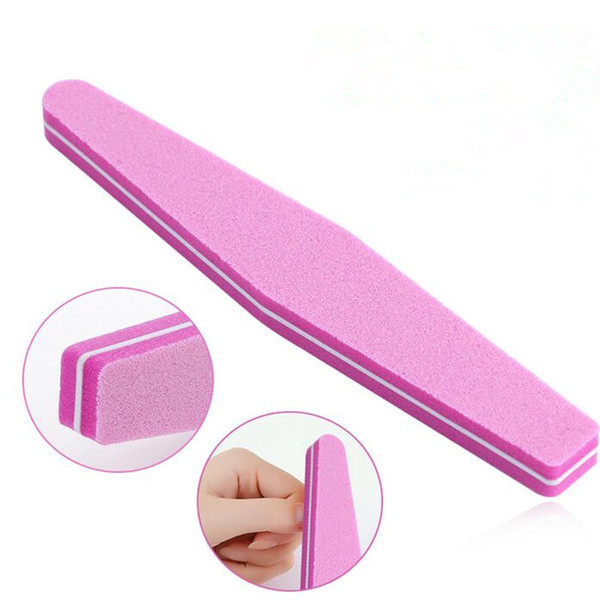 5PCS High Quality Nail File Buffer Sanding Washable Manicure Tool Nail Art Polish Sandpaper Strip Bar Set Polishing File Tool