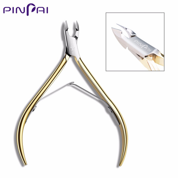 Professional Stainless Steel 501 Gold Nail Art Cuticle Scissor Nail Tip Cuticle Clippers Manicure Remover Cutter Nippers D501