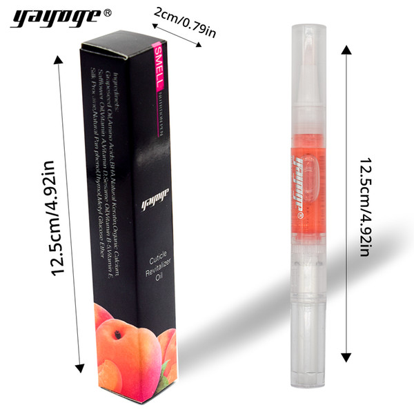 Yayoge Cuticle Oil Nail Nutrition Oil Pen Moisturizing Moist Nail Treatment Protection Nail Art Make Up Tools