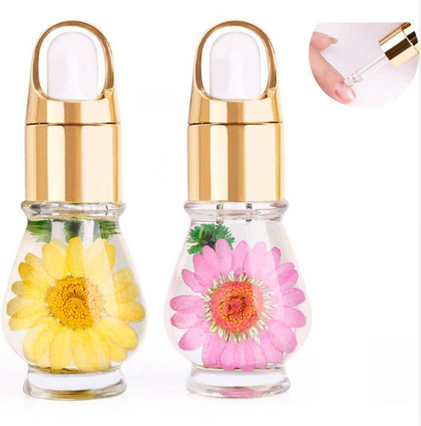 New Cuticle Oil Nail Treatment Dry Flower Natural Nutrition Liquid Soften Agent Nails Edge Protection Care Body Health Gift