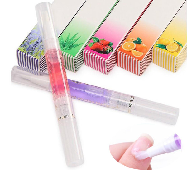 New Nail Nutrition Oil Pen Nails Treatment Cuticle Revitalizer Oil Prevent Agnail Manicure Care Nail Art Treatmental Tools free ship