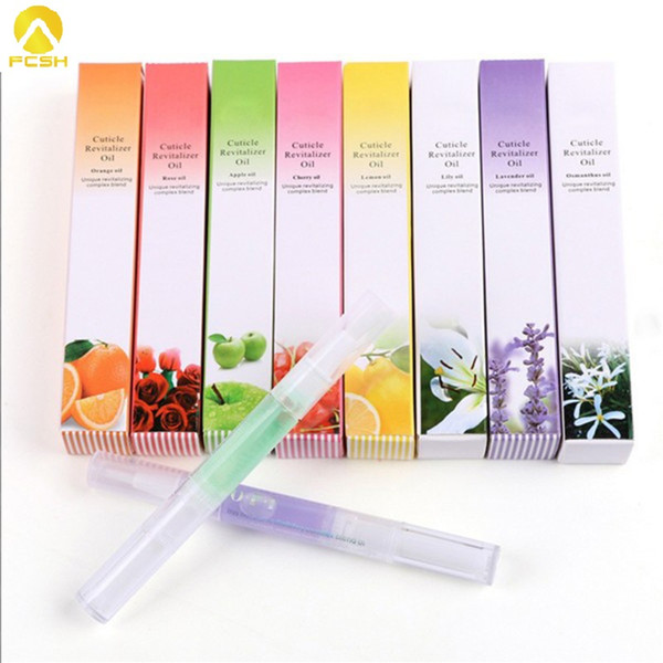 FCSH NEW FACTORY Whole sale update design eco-friendly good smell nail care nail cuticle oil pen with 15 flavors