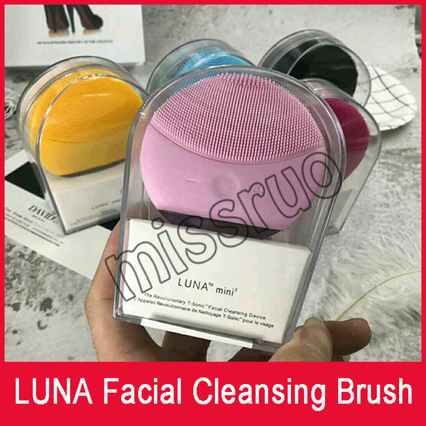 LUNA Mini 2 Cleansing instrument Facial Cleansing Brush Sonic Cleansing for Face Skin Cleaning Medical Level Silicone & Waterproof